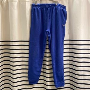 Women’s blue Reebok joggers